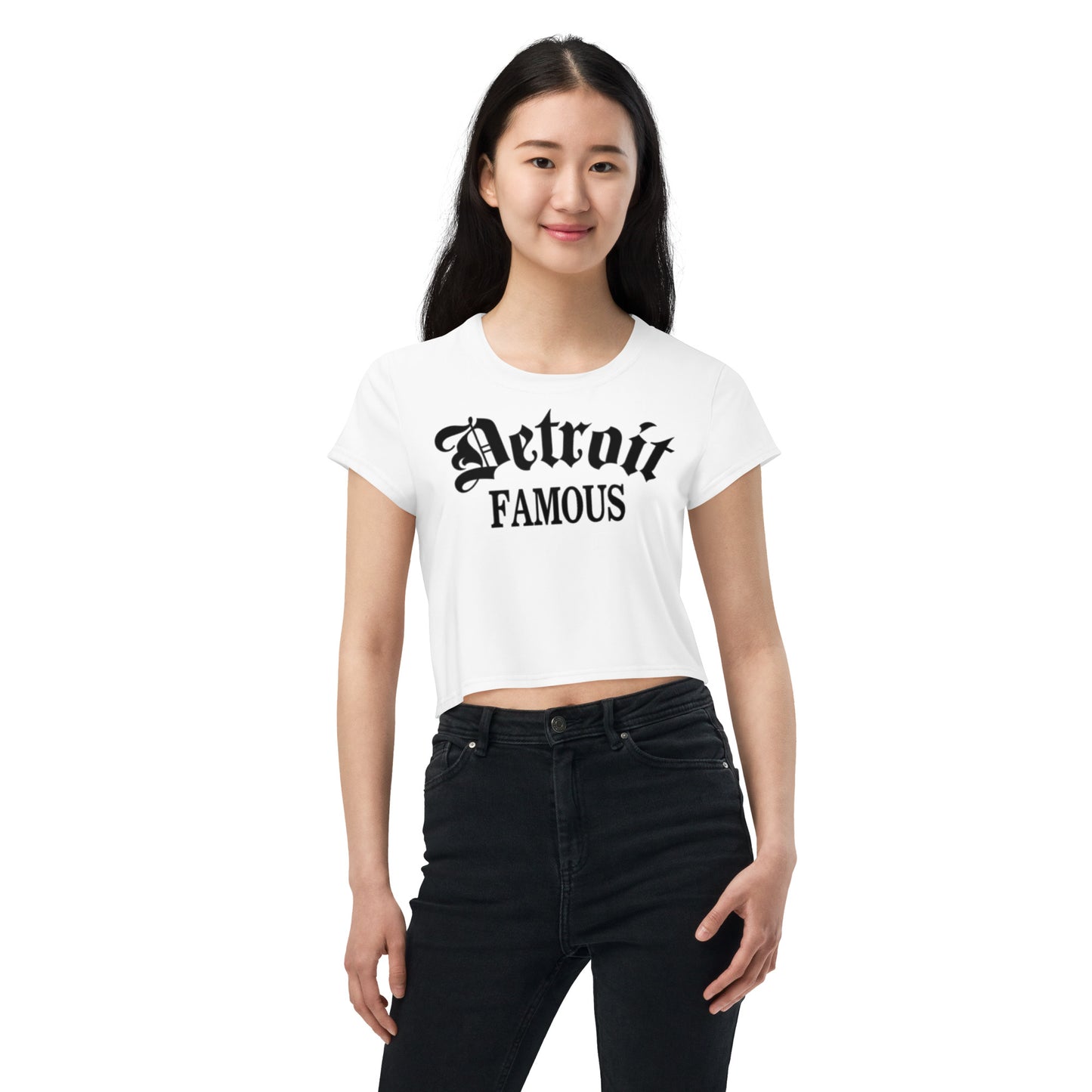 All-Over Print Crop Tee