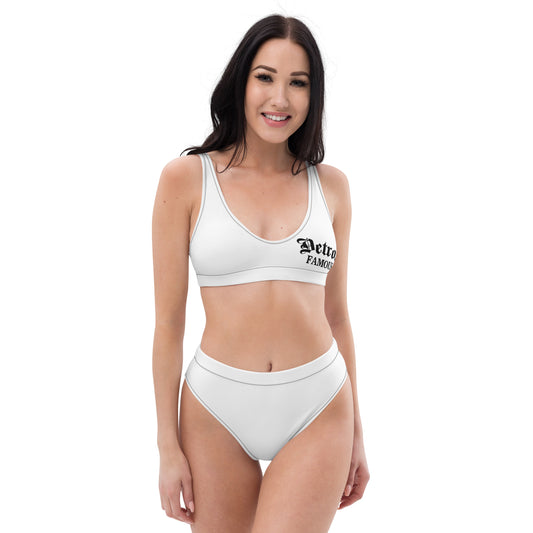 Recycled high-waisted bikini