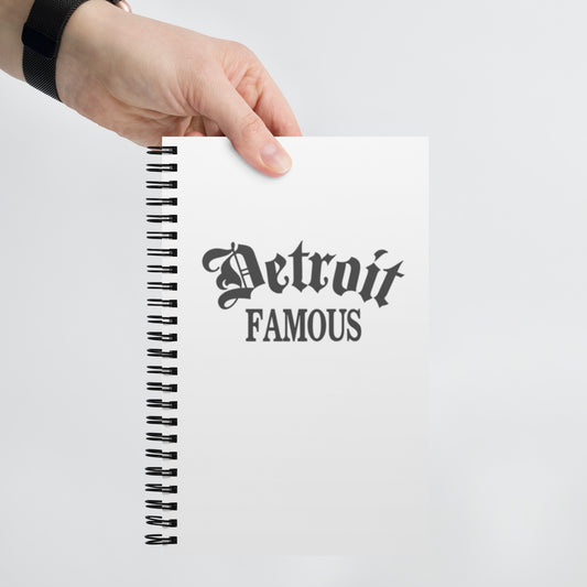 Notebook for Detroit Famous notes